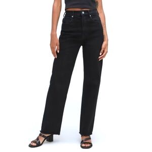 Everlane Way High Black Jeans